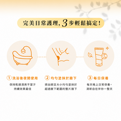 晚安體香霜｜清新柑橘
