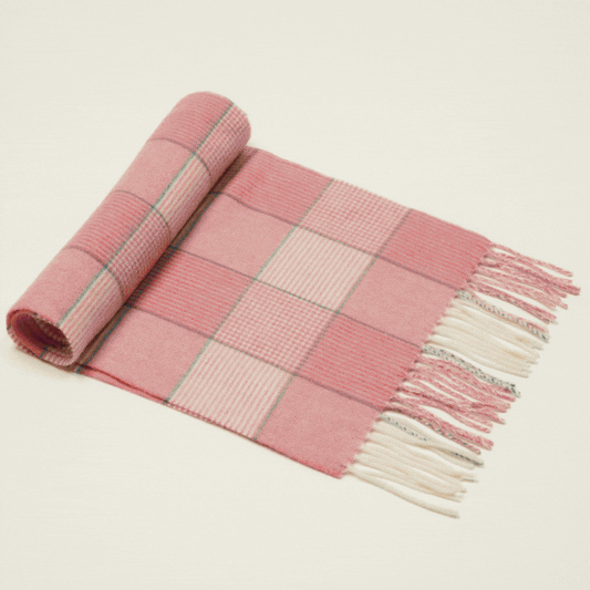 🎁 滿額贈｜柔暖純羊毛圍巾(款式隨機)