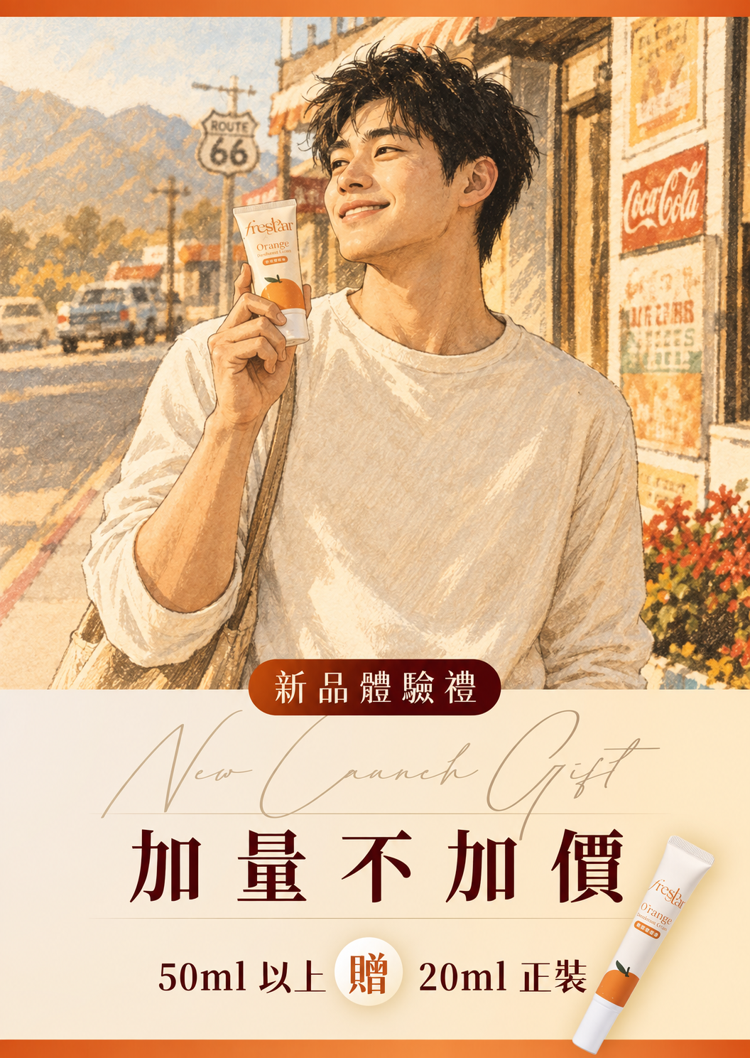 FreshStar 男生韓系自然手繪主視覺