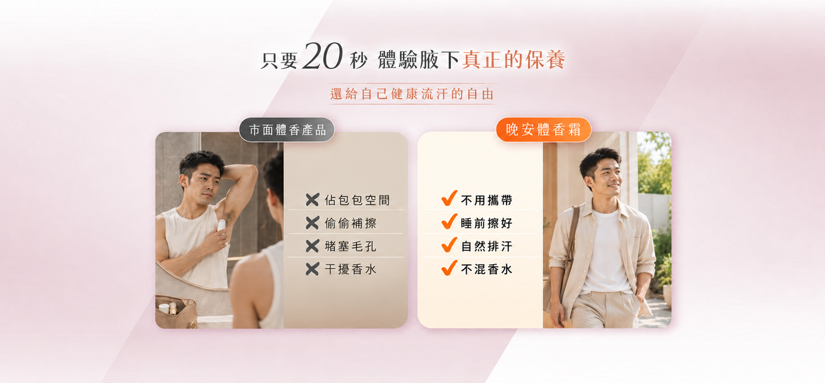 FreshStar 晚安體香霜 健康俐落男性真人版 桌機 10