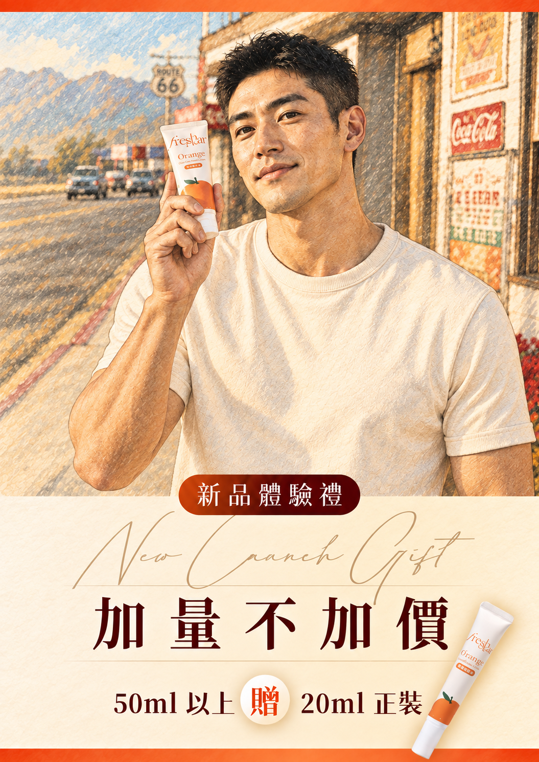 FreshStar 晚安體香霜 成熟男性溫暖手繪版 手機 0