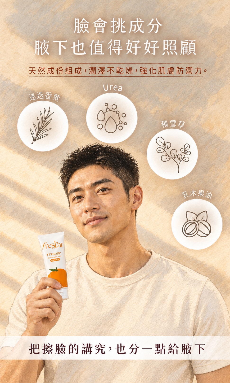 FreshStar 晚安體香霜 成熟男性溫暖手繪版 手機 7